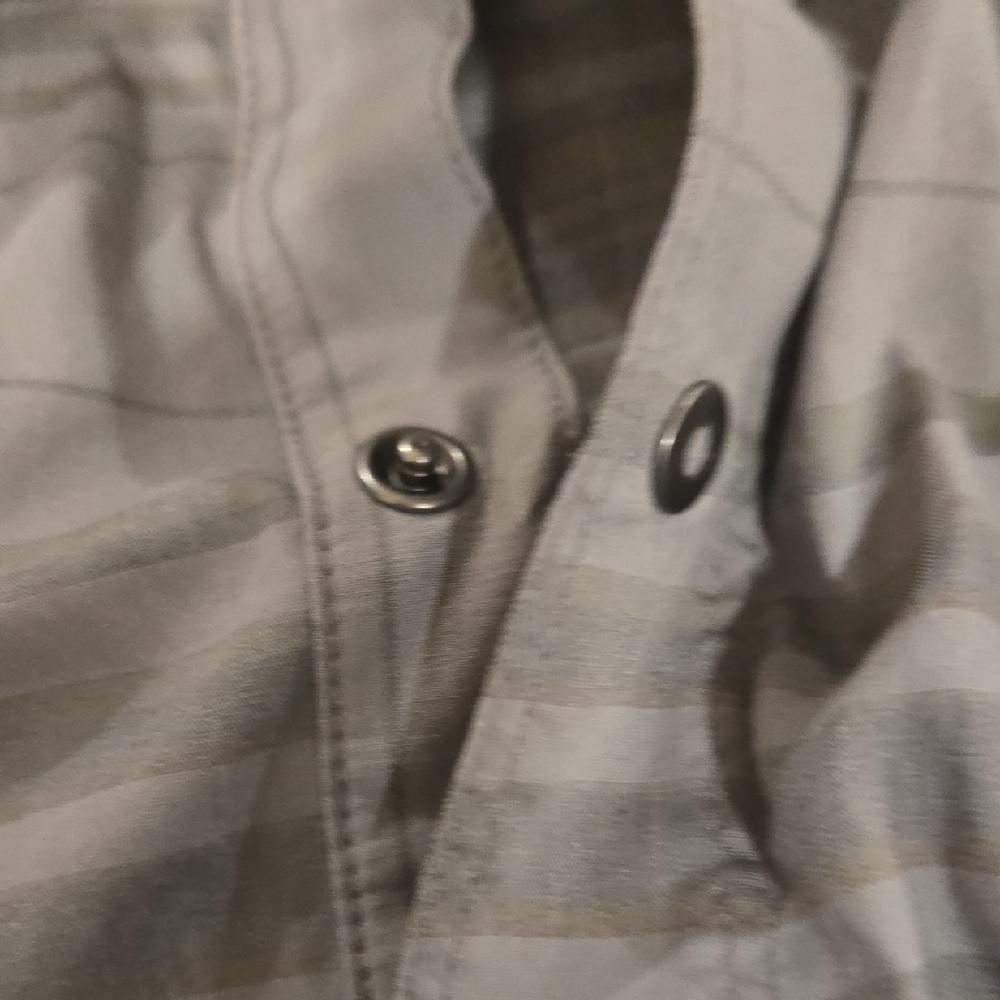 Kuhl Gray and Brown Striped Men's Shirt - Picture 9 of 15